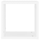 vidaXL 6 db fehér fali kockapolc 30 x 15 x 30 cm