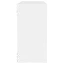 vidaXL 6 db fehér fali kockapolc 30 x 15 x 30 cm