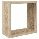 vidaXL 2 db sonoma tölgy színű fali kockapolc 30 x 15 x 30 cm