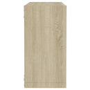 vidaXL 4 db sonoma-tölgyszínű fali kockapolc 30 x 15 x 30 cm