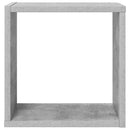 vidaXL 2 db betonszürke fali kockapolc 30 x 15 x 30 cm