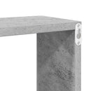 vidaXL 4 db betonszürke fali kockapolc 30 x 15 x 30 cm