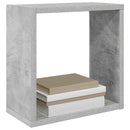 vidaXL 6 db betonszürke fali kockapolc 30 x 15 x 30 cm