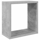 vidaXL 6 db betonszürke fali kockapolc 30 x 15 x 30 cm