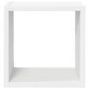 vidaXL 4 db fehér fali kockapolc 26 x 15 x 26 cm