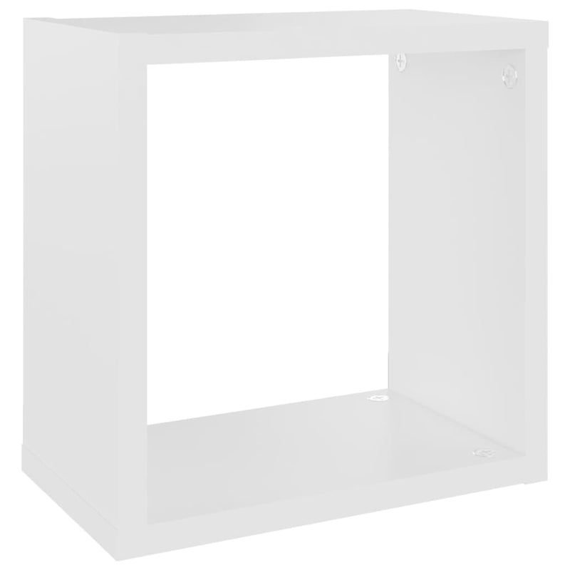 vidaXL 4 db fehér fali kockapolc 26 x 15 x 26 cm