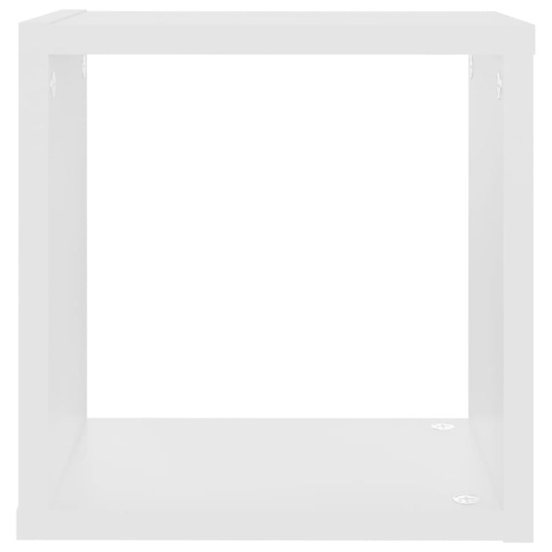 vidaXL 4 db fehér fali kockapolc 26 x 15 x 26 cm