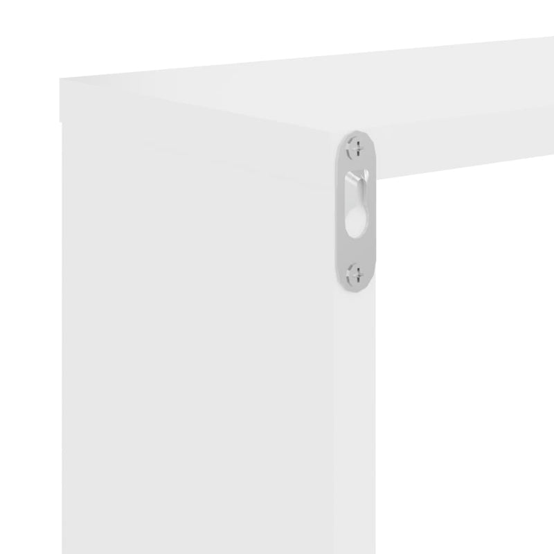vidaXL 4 db fehér fali kockapolc 26 x 15 x 26 cm