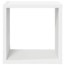 vidaXL 6 db fehér kocka fali polc 26 x 15 x 26 cm