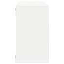 vidaXL 6 db fehér kocka fali polc 26 x 15 x 26 cm