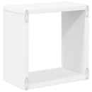 vidaXL 6 db fehér kocka fali polc 26 x 15 x 26 cm