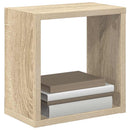 vidaXL 6 db sonoma-tölgyszínű forgácslap fali kockapolc 26x15x26 cm
