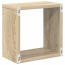 vidaXL 6 db sonoma-tölgyszínű forgácslap fali kockapolc 26x15x26 cm