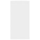 vidaXL 4 db fehér szerelt fa fali polc 100 x 15 x 30 cm