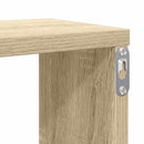 vidaXL 2 db sonoma tölgy színű szerelt fa fali polc 100 x 15 x 30 cm