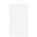 vidaXL 4 db fehér szerelt fa fali kockapolc 80 x 15 x 26,5 cm