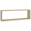 vidaXL 4 db sonoma tölgy színű szerelt fa fali polc 80 x 15 x 26,5 cm