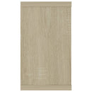 vidaXL 4 db sonoma tölgy színű szerelt fa fali polc 80 x 15 x 26,5 cm