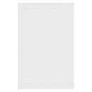 vidaXL 6 db fehér szerelt fa négyszögű fali polc 60 x 15 x 23 cm