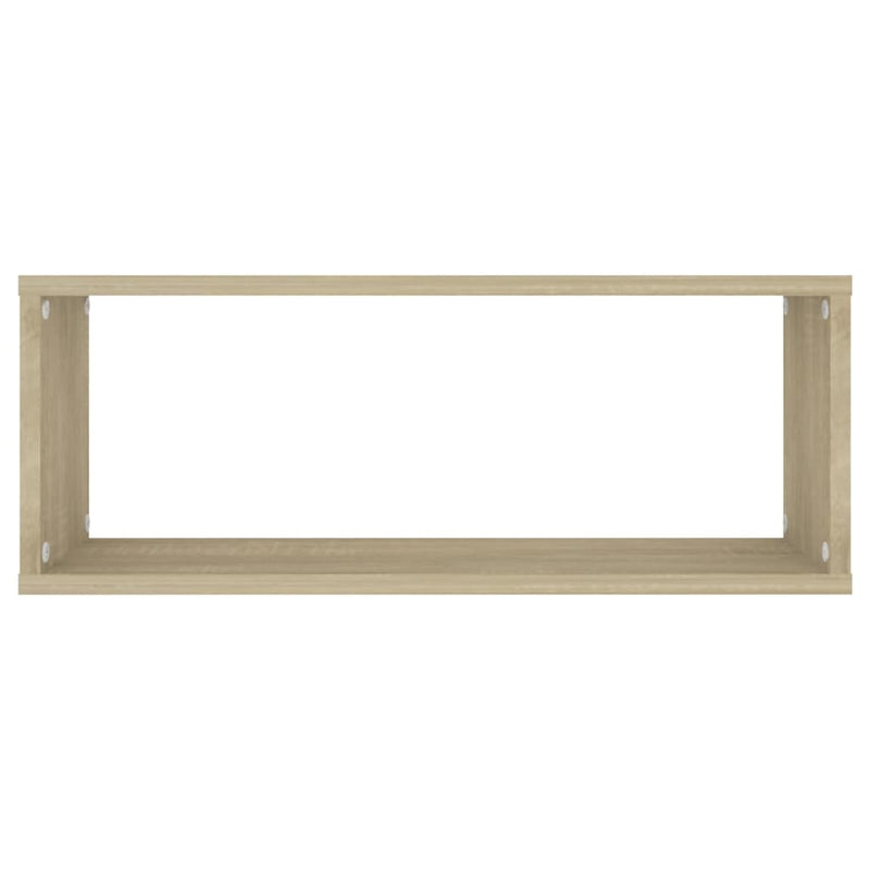 vidaXL 6 db sonoma tölgy szerelt fa négyszögű fali polc 60x15x23cm
