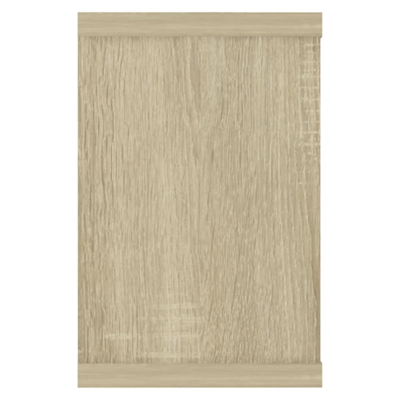 vidaXL 6 db sonoma tölgy szerelt fa négyszögű fali polc 60x15x23cm