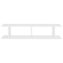 vidaXL 2 db fehér forgácslap fali polc 90 x 18 x 20 cm