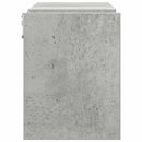 vidaXL 2 db betonszürke szerelt fa fali polc 100 x 15 x 20 cm