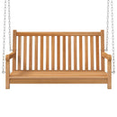 vidaXL tömör tíkfa hintapad 114 x 60 x 64 cm