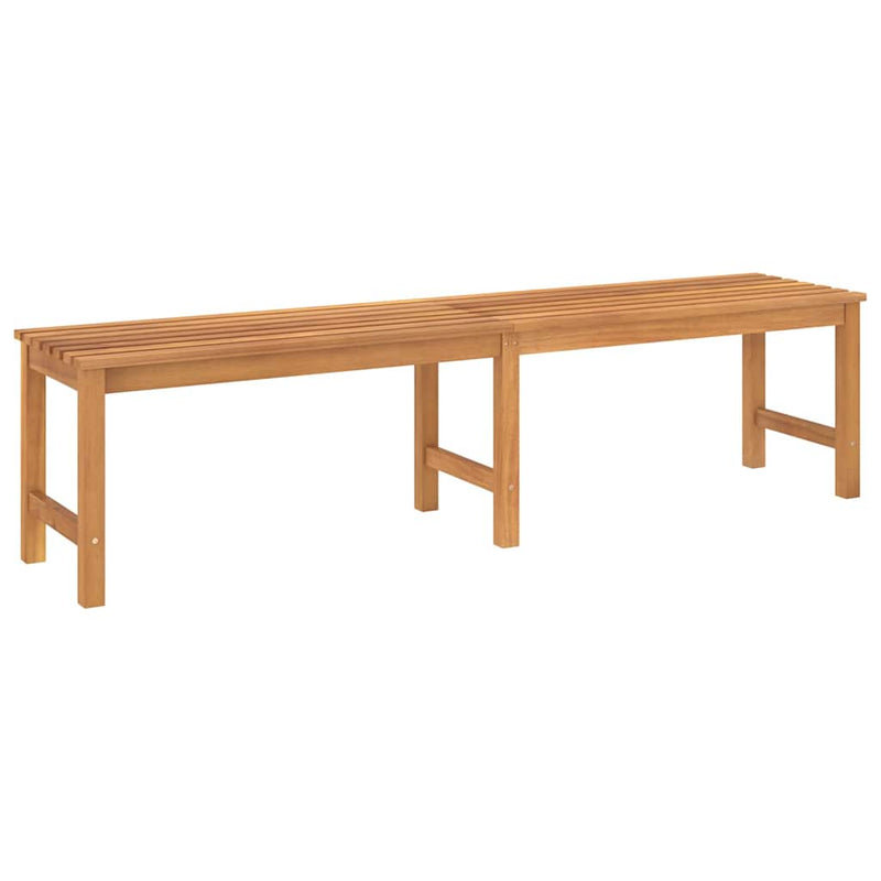 vidaXL tömör tíkfa kerti pad 180 cm