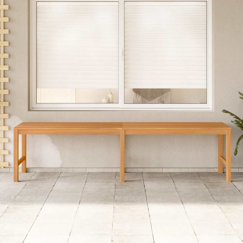vidaXL tömör tíkfa kerti pad 180 cm