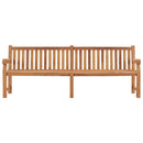 vidaXL tömör tíkfa kerti pad 228 cm