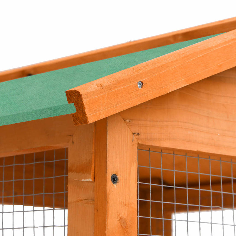 vidaXL tömör fenyőfa madárkalitka 68 x 62 x 166 cm