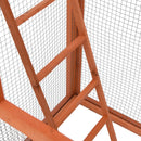 vidaXL tömör fenyőfa madárkalitka 68 x 62 x 166 cm