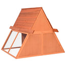 vidaXL tömör fenyőfa nyúlketrec 152 x 127 x 109,5 cm