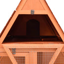 vidaXL tömör fenyőfa nyúlketrec 152 x 127 x 109,5 cm