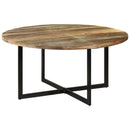 vidaXL tömör újrahasznosított fa étkezőasztal 150 x 75 cm