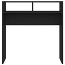 vidaXL fekete szerelt fa tálalóasztal 78 x 30 x 80 cm