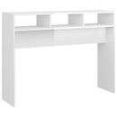 vidaXL magasfényű fehér szerelt fa tálalóasztal 105 x 30 x 80 cm