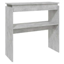 vidaXL betonszürke szerelt fa tálalóasztal 80 x 30 x 80 cm