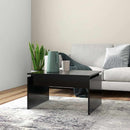 vidaXL fekete szerelt fa dohányzóasztal 68 x 50 x 38 cm