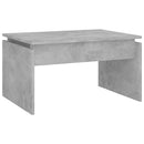 vidaXL betonszürke szerelt fa dohányzóasztal 68 x 50 x 38 cm