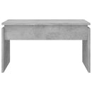 vidaXL betonszürke szerelt fa dohányzóasztal 68 x 50 x 38 cm