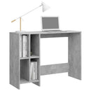 vidaXL betonszürke szerelt fa laptopasztal 102,5 x 35 x 75 cm