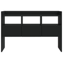 vidaXL fekete szerelt fa tálalószekrény 105 x 30 x 70 cm