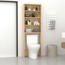 vidaXL sonoma tölgy színű mosógépszekrény 64 x 24 x 190 cm