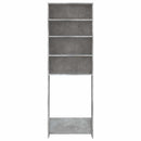 vidaXL betonszürke mosógépszekrény 64 x 24 x 190 cm