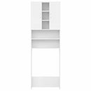 vidaXL fehér mosógépszekrény 64 x 25,5 x 190 cm