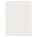 vidaXL 2 darab fehér tömör fenyőfa éjjeliszekrény 40 x 31 x 40 cm