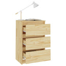 vidaXL 2 db tömör fenyőfa éjjeliszekrény 40 x 29,5 x 64 cm