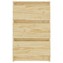 vidaXL 2 db tömör fenyőfa éjjeliszekrény 40 x 29,5 x 64 cm